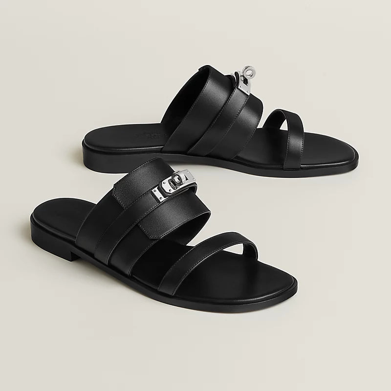 Hermes Nina Sandal Noir