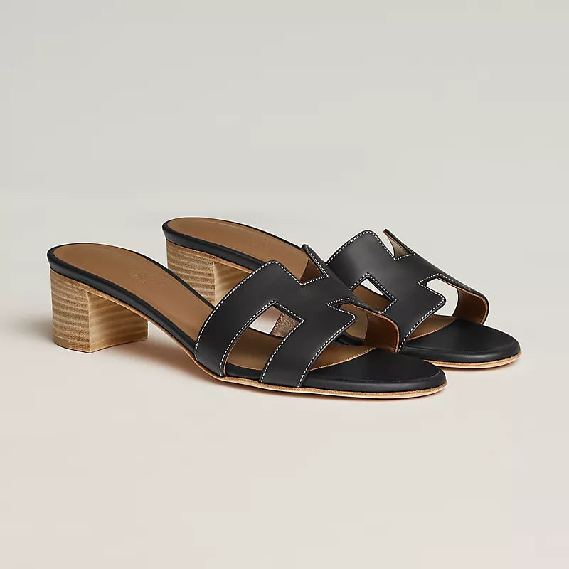Hermes Oasis Sandal Noir