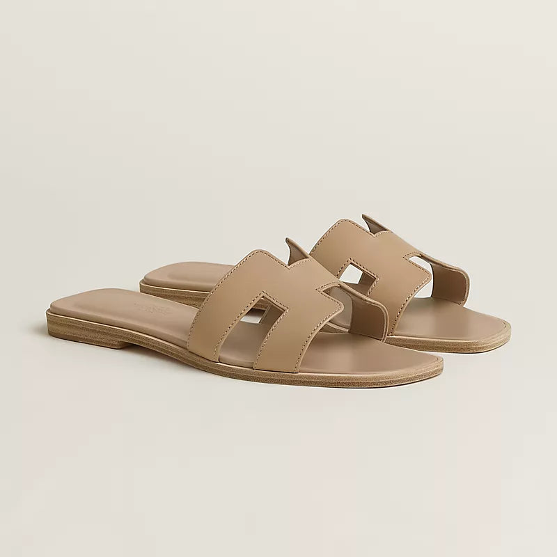 Hermes Oran Sandal Camel
