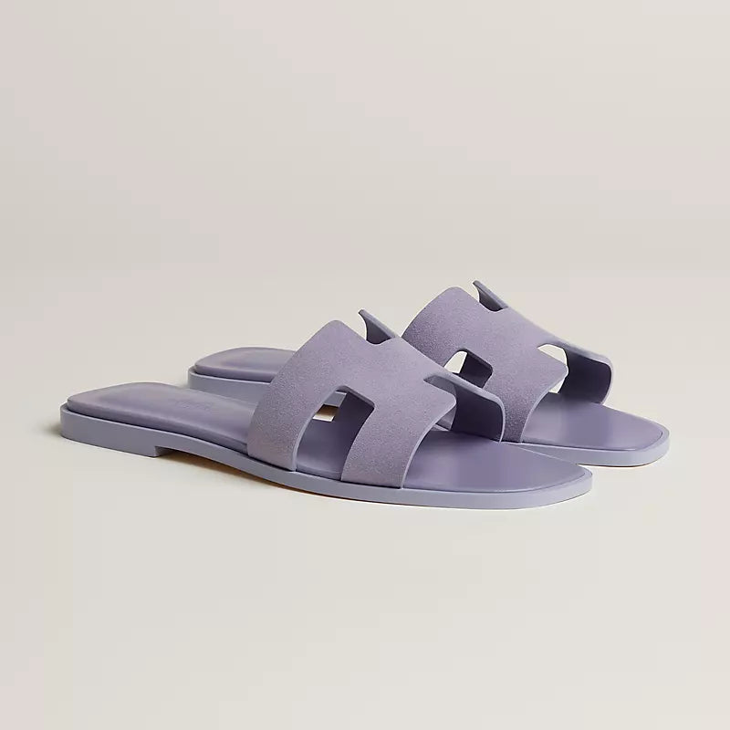 Hermes Oran Sandal Violet Glycine