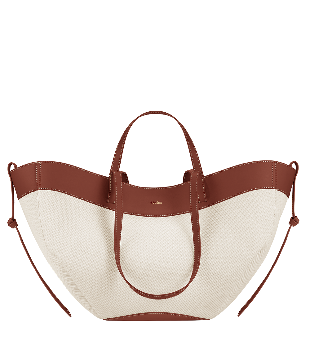 Polene Cyme Cognac Canvas