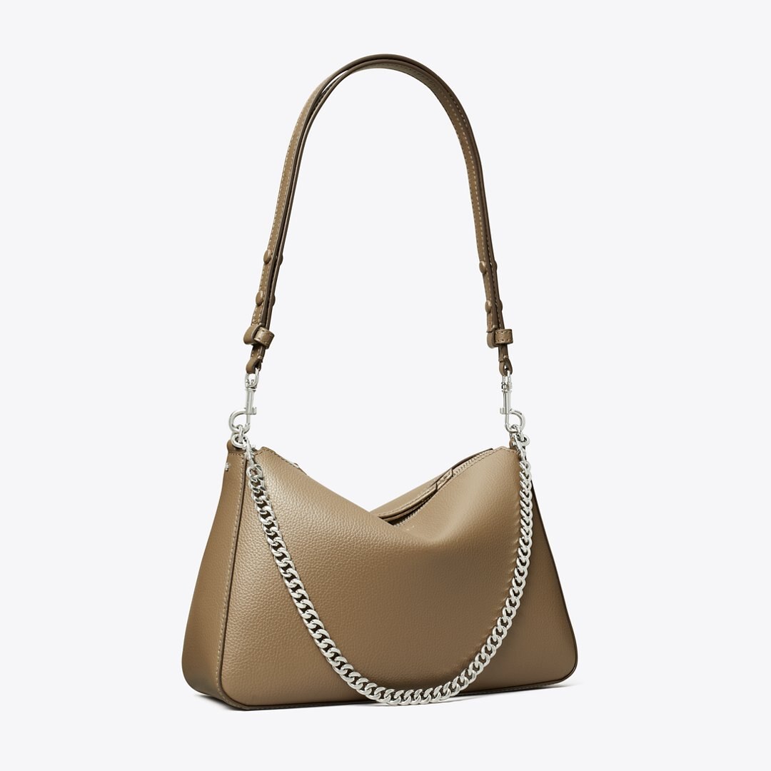 Tory Burch Perry Shoulder Bag Wild Mushroom