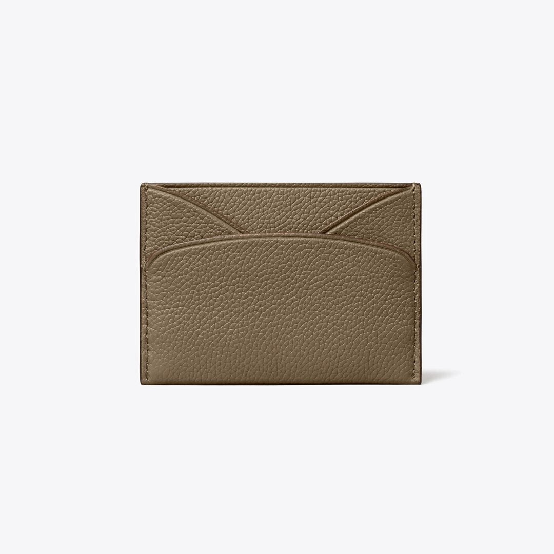Tory Burch Romy Flat Card Case Wild Mushroom