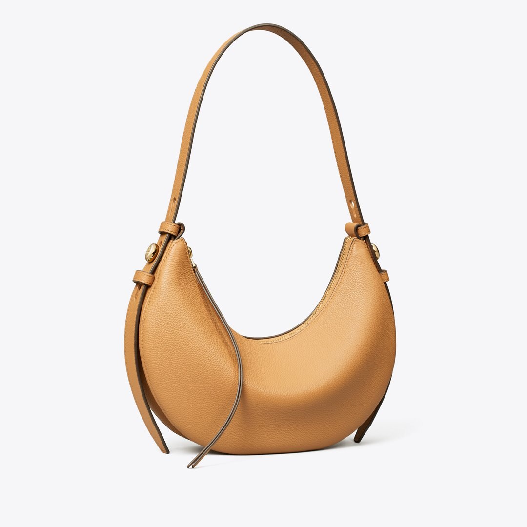 Tory Burch Romy Half Moon Bag Tiramisu