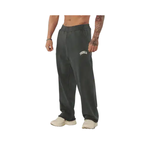Young LA New Wave Baggy Sweats Dark Green Wash