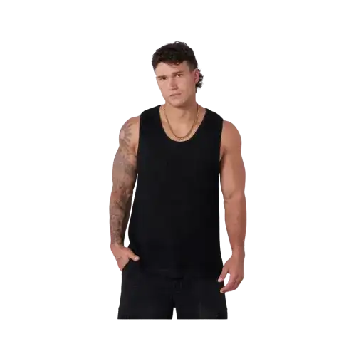 Young LA Crochet Tanks Black