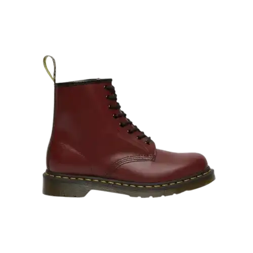 Dr Martens 1460 Smooth Leather Lace Up Boots Cherry Red