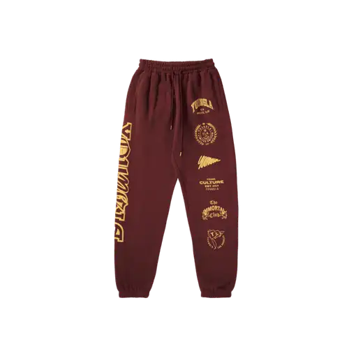 Young LA Immortal Killer Joggers Burgundy