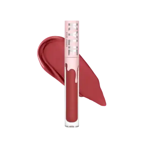 Kylie Matte Liquid Lipstick Deep Rose