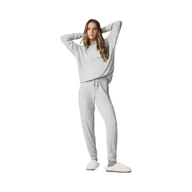 Alo Women's Soho Sweatpant - Athletic Heather Grey