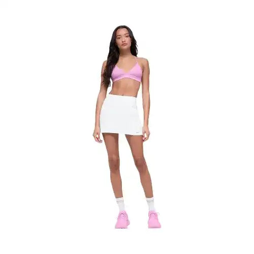Alo Women's Airbrush High-Waist Good Form Tennis Skirt - White
