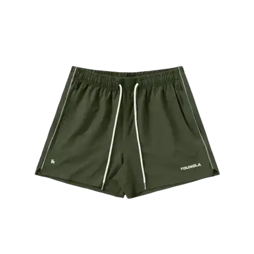 YoungLA Leg Day Shorts Olive