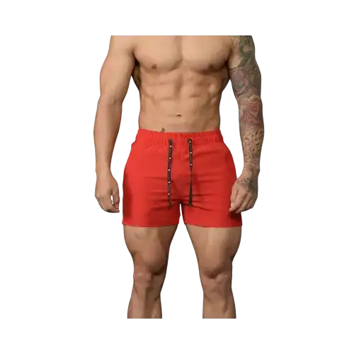 YoungLA Bodybuilding Shorts Red