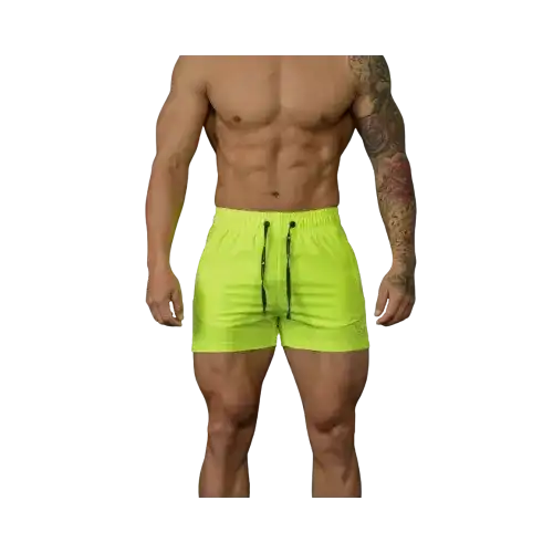 YoungLA Bodybuilding Shorts All Neon
