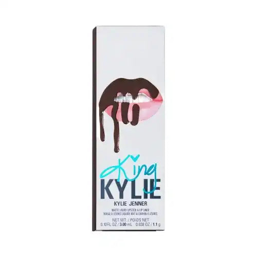 Kylie King Matte Lip Kit Deep Chocolate Brown