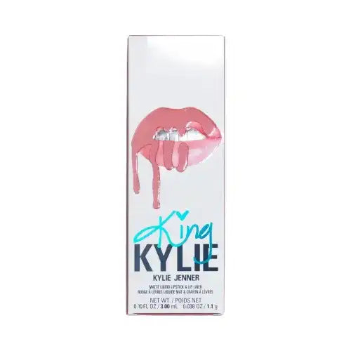 Kylie King Matte Lip Kit Warm Rose Lipstick & Deep Warm Rose Lip lLner