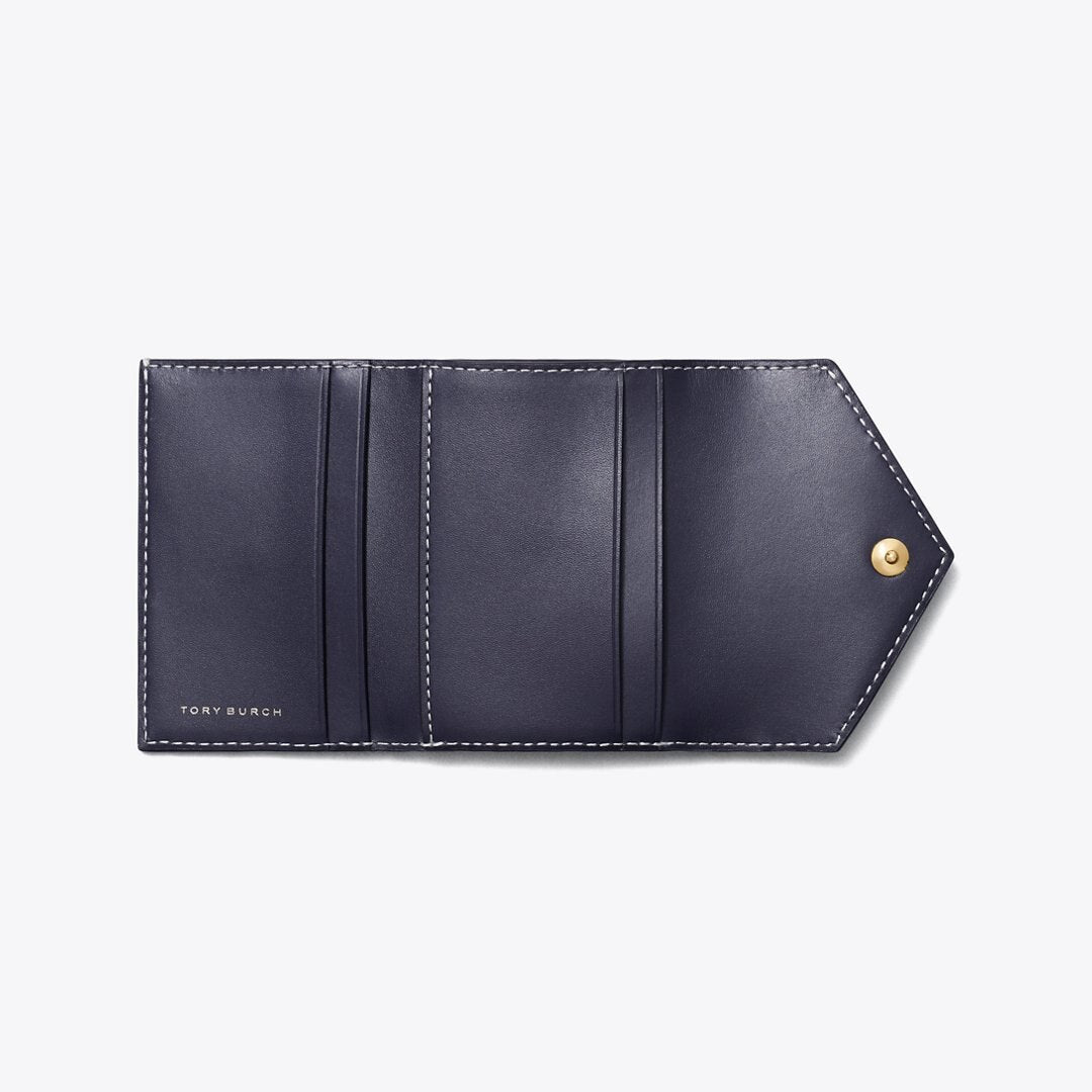 Tory Burch T Monogram Small Envelope Wallet Tory Navy