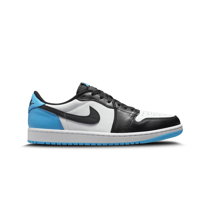 Jordan 1 Low Black Dark Powder Blue (W)