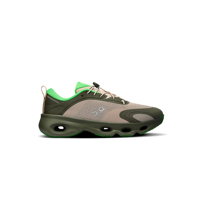 ON Running Women's Cloudsolo LOEWE Khaki Green | Sand - Khaki Green | Sand