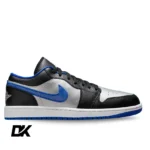 Jordan 1 Low Black Game Royal Metallic Platinum