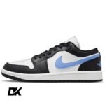 Jordan 1 Low Black University Blue White (W)