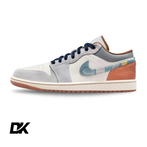 Jordan 1 Low SE Phantom Repaired Denim Swoosh