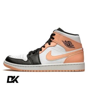 Jordan 1 Mid Arctic Orange Black Toe