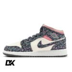 Jordan 1 Mid Floral Canvas