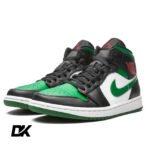 Jordan 1 Mid Green Toe