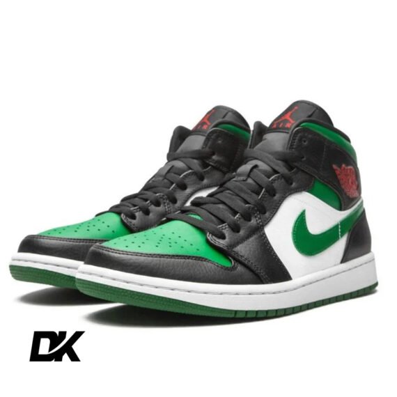 Jordan 1 Mid Green Toe