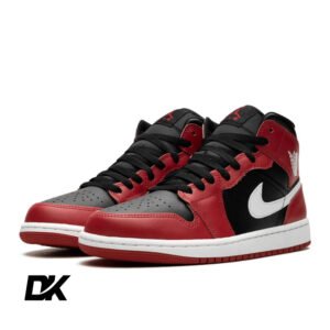 Jordan 1 Mid Gym Red Black White (2024)-2