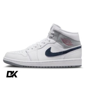 Jordan 1 Mid Paris White