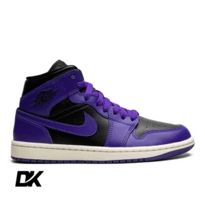 Jordan 1 Mid Purple Black (W)-1