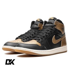 Jordan 1 Retro High OG Black Metallic Gold-2