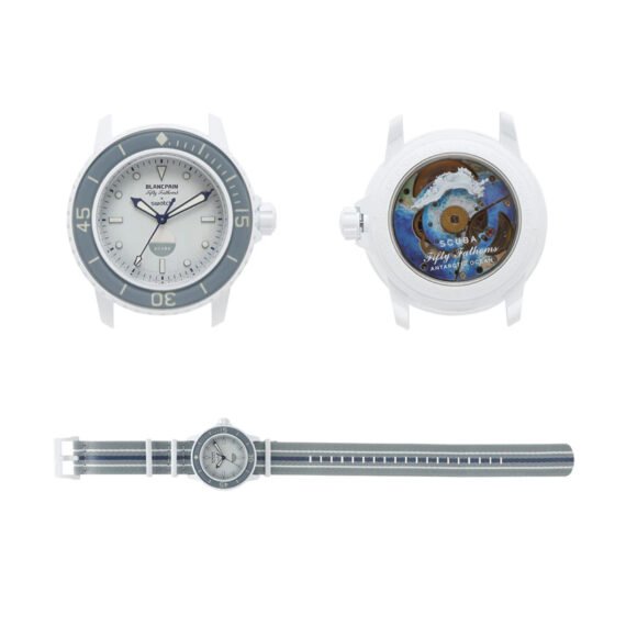 Swatch x Blancpain Bioceramic Scuba Fifty Fathoms Antarctic Ocean