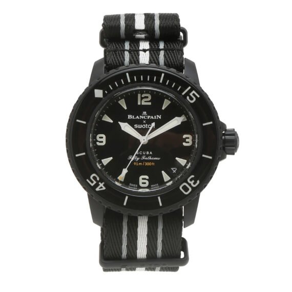 Swatch x Blancpain Bioceramic Scuba Fifty Fathoms Ocean of Storms