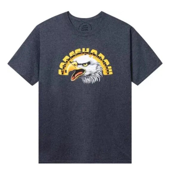 Anti Social Social Club Foreshadow Tee 'Dark Heather Grey'