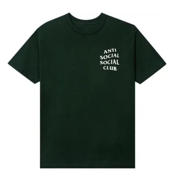 Anti Social Social Club Mind Games Tee 'Forest Green'