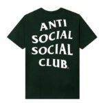 Anti Social Social Club Mind Games Tee 'Forest Green'
