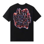 Anti Social Social Club Oil Spill Tee Black