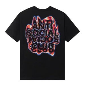 Anti Social Social Club Oil Spill Tee Black