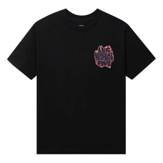 Anti Social Social Club Oil Spill Tee Black