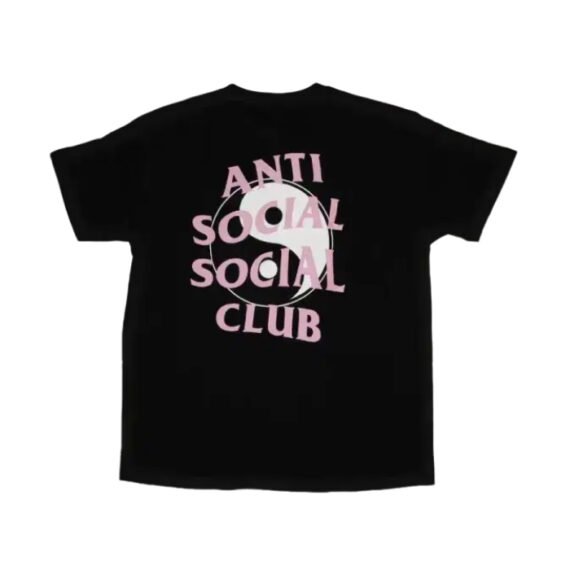 Anti Social Social Club Ying Yang Tee Pink