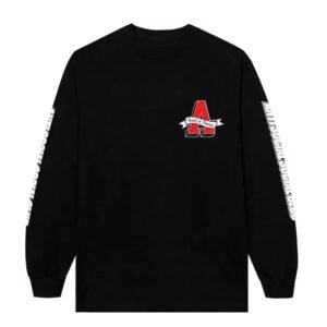 Anti Social Social Club x 2 Tone Easy A Long-Sleeve Tee ‘Black’-2