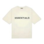 Essentials SS20 Cream Short Sleeve T-shirt
