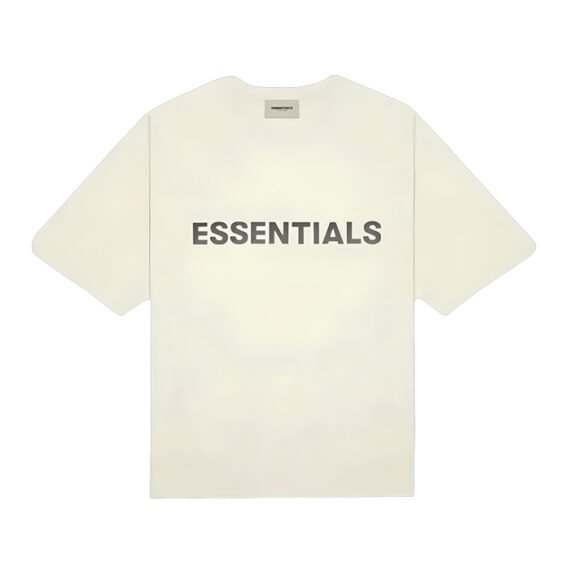 Essentials SS20 Cream Short Sleeve T-shirt