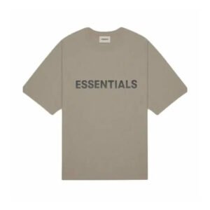 Essentials SS20 Taupe Short Sleeve T-shirt