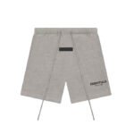 Essentials Shorts SS22 Flocked Dark Oatmeal