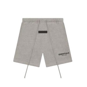 Essentials Shorts SS22 Flocked Dark Oatmeal