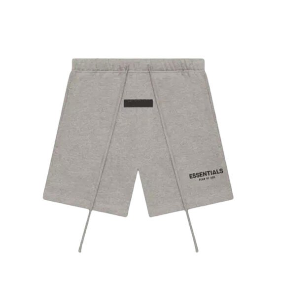 Essentials Shorts SS22 Flocked Dark Oatmeal